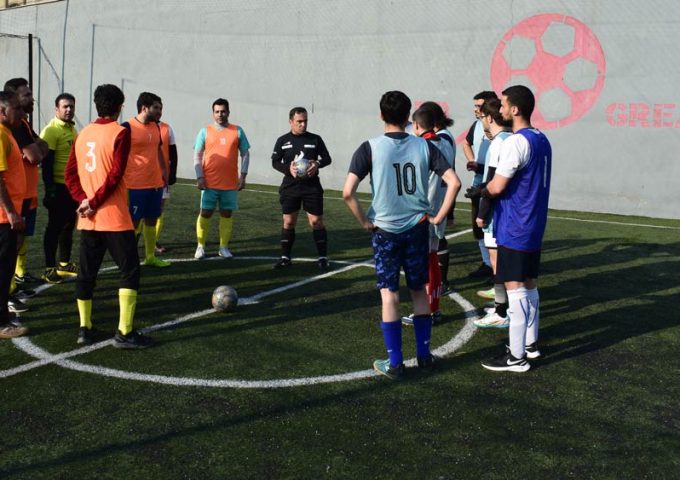 برگزاری مسابقات فوتبال گرامی داشت دهه فجر در ایستگاه نوآوری شریف
